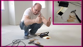 How to fix floor cracking sound under subfloor Как устранить скрип пола [upl. by Manda770]