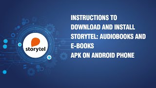 Instructions to download and install Storytel Audiobooks and Ebooks APK on android phone [upl. by Weiman523]