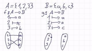 Mathematik für Informatik Studenten 28  Mengenlehre  Injektiv amp Bijektiv [upl. by Adnuhser]