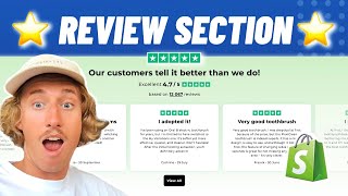 Show Selected Trustpilot Reviews In Shopify 2024  No Code Tutorial [upl. by Schear]