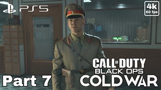 Call of duty Black Ops Cold War Walkthrough Gameplay Part 7  Desperate Measures [upl. by Airda]