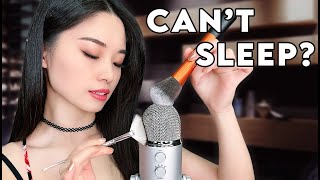 ASMR Sleep for The Sleepless  Microphone Brushing [upl. by Yatnuhs]