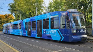 Sheffield SuperTram 116 From Meadowhall To Middlewood [upl. by Naujat]