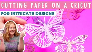 How To Cut Cardstock With Intricate Designs on a Cricut Machine [upl. by Aciamaj]