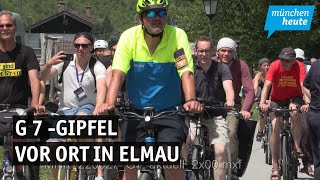 G7 Gipfel – vor Ort in Elmau und zu Besuch im Protestcamp [upl. by Hedy]