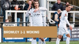 Highlights Bromley 11 Woking [upl. by Nauqram]