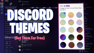 How To Get Discord Beta Themes For Free [upl. by Hayidah]