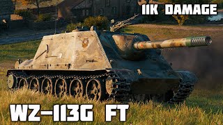 WZ113G FT WoT – 3Kills 11K Damage [upl. by Lamee]