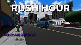 Rush Hour  Nightmare  Notoriety ROBLOX Solo [upl. by Sal]