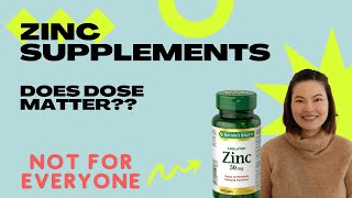 Zinc supplements Does dose matter [upl. by Dibbell711]