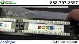 24 Port Cat5e Patch Panel  PureNet [upl. by Spector83]