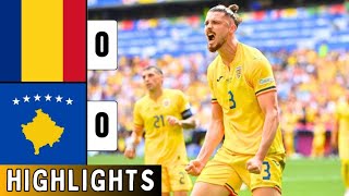 Romania vs Kosovo 00 EXTENDED HIGHLIGHTS  Match Suspended  Serbia  Nations League 202425 [upl. by Ymerej167]