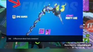 Comment avoir la pioche fortnite Halloween le sucre dorge nouvelle version [upl. by Winfred]