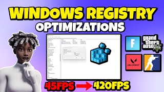 10 Registry Tweaks To Optimize Windows 1011 For Gaming  Maximum Performance 2024 [upl. by Karole92]