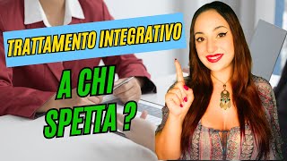 TRATTAMENTO INTEGRATIVO  A CHI SPETTA [upl. by Reld]