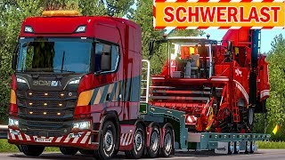 Spezialtransport RÜBENERNTER Grimme Maxtron transportieren  ETS 2 Special Transport deutsch 15 [upl. by Egoreg]