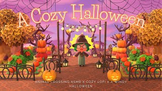 🎃 Animal Crossing Hello Halloween 🎃  Cozy Fall Lofi  Sleep and Study Music 🎶  Halloween Vibes🍂 [upl. by Gnim]