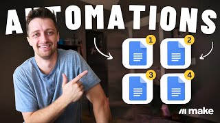 How To Automatically Create Google Docs from Templates with Makecom 2024 [upl. by Ora]