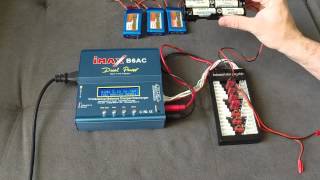 Charger iMax B6AC B6AC Lipo NiMH NiCd Parallel Charging Board in English [upl. by Ahsatak839]