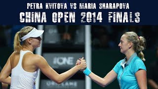 Petra Kvitova vs Maria Sharapova  China Open 2014 Finals [upl. by Schroeder523]