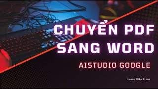 Chuyển PDF sang WORD không bị lỗi font [upl. by Odlavso]