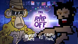 Bored Ape vs CryptoPunk rap battle  Rap Off [upl. by Ahsiekal]