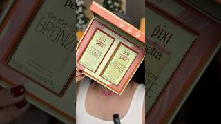 Pixi ontheglow BRONZE rich glow youtube shorts shortvideo pixibeauty bronzer ytshots mua [upl. by Nonnahs]