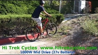 COMPARE Mid Drive Motor vs Hub Motor Hi Trek Cycles [upl. by Francis]