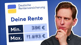 Die höchsteniedrigste Rente die du in Deutschland bekommen kannst [upl. by Deny]