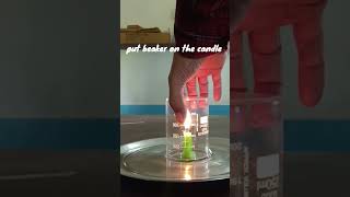 The candle and water glass experiment simple experiment do at home  experiment [upl. by Ahasuerus120]