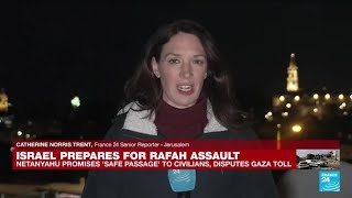 Netanyahu says those opposed to Rafah ground operation support leaving Hamas in place • FRANCE 24 [upl. by Raamal206]