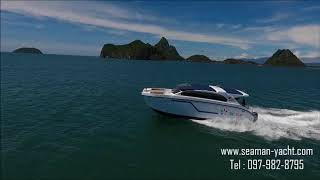 High speedboat Catamaran 45 Top 42 knots SeamanYacht [upl. by Dugaid]