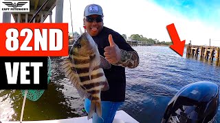 Sheepshead Fishing Carrabelle Florida [upl. by Beatrisa]