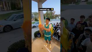 Mini Hoop Halloween Basketball Challenge [upl. by Yralam]