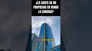 ¿LA CARTA DE NO PROPIEDAD EN DONDE LA CONSIGO [upl. by Kcitrap458]