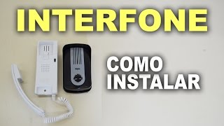 Como instalar porteiro eletrônico com fechadura elétrica [upl. by Wharton]