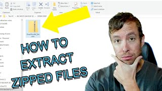 How to Extract Zip Files on PC [upl. by Lirrehs]