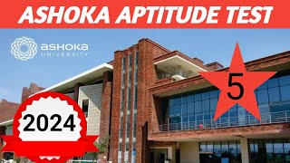 ashoka aptitude test  AAT 2024  ashoka university admission ashoka university  ashoka test5 [upl. by Nonahs]