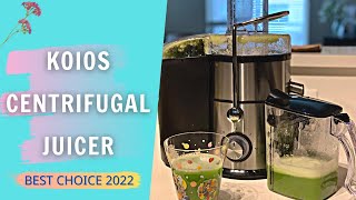 KOIOS Centrifugal Juicer Machine Review amp Instructions Manual  Top Juicer Machine [upl. by Enahpad]