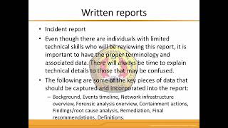 Writing the Incident Report [upl. by Annerol]