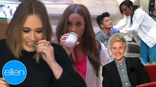 Top 10 MostViewed Ellen In Your Ear Pranks of ALL TIME [upl. by Mcgruter]