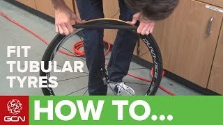 How To Fit Tubular Tyres Using Tub Tape [upl. by Eelrak]