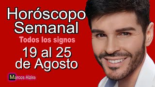 🧲 Horóscopo semanal 19 al 25 agosto 🧲 todos los signos [upl. by Sana]