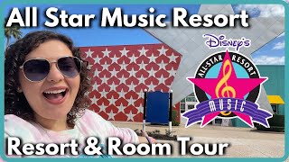 Disneys All Star Music Resort  Full Resort amp Preferred Room Tour Updated Rooms 2022 [upl. by Alanson651]