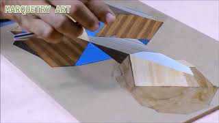 Marquetry Art  فن الماركيترىه [upl. by Coffeng]