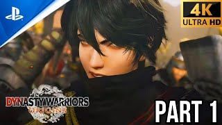 Dynasty Warriors Origins Gameplay Walkthrough Part 1 4K 60FPS No Commentary [upl. by Grefe]