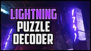 THULIAN HAMMER LIGHTNING PILLAR PUZZLE DECODER WW2 Zombies The Frozen Dawn [upl. by Ahselaf821]