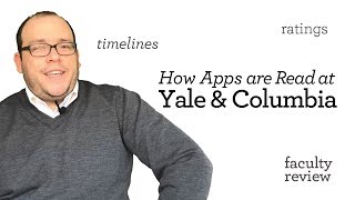 How Applications Are Read Yale vs Columbia Law Schools [upl. by Eirual]