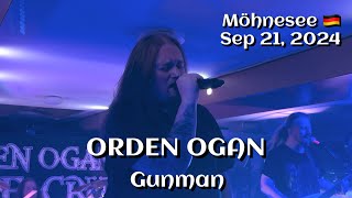 Orden Ogan  Gunman Möhnesee DE🇩🇪 September 21 2024 LIVE HDR 4K [upl. by Evyn909]