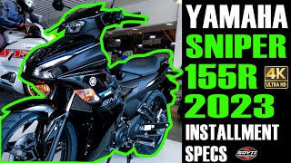 YAMAHA SNIPER 155R 2023 INSTALLMENT PRICE  SPECS [upl. by Suirradal]